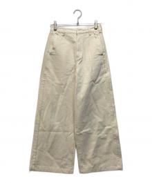 adidas Originals×KSENIA SCHNAIDER（アディダスオリジナル×クセニア シュナイダー）の古着「スリーストライプス ジーンズ」｜アイボリー