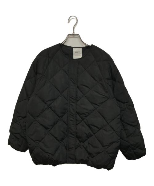 Acuta（アクータ）Acuta (アクータ) URBAN RESEARCH (アーバンリサーチ) キルティングコクーンダウンジャケット ブラック サイズ:Freeの古着・服飾アイテム