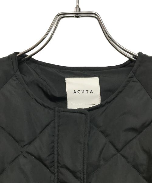 Acuta（アクータ）Acuta (アクータ) URBAN RESEARCH (アーバンリサーチ) キルティングコクーンダウンジャケット ブラック サイズ:Freeの古着・服飾アイテム