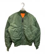 VALLEYヴァリー）の古着「MA-1ジャケット」｜オリーブ