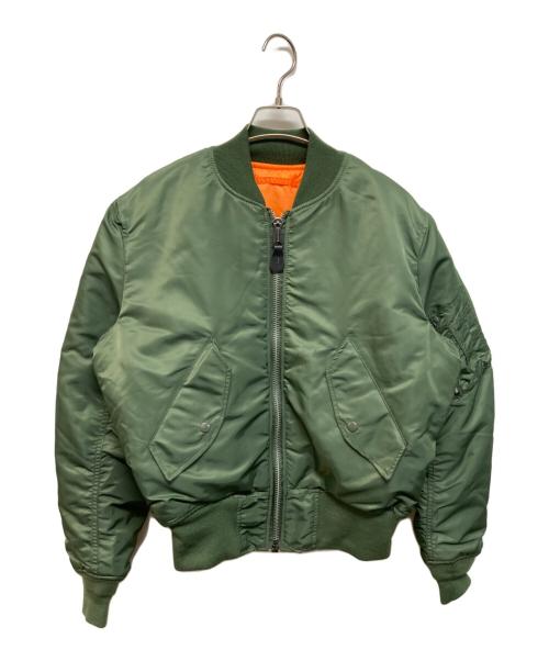 VALLEY（ヴァリー）VALLEY (ヴァリー) MA-1ジャケット オリーブ サイズ:Sの古着・服飾アイテム