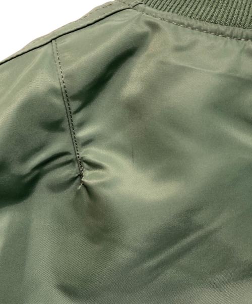 VALLEY（ヴァリー）VALLEY (ヴァリー) MA-1ジャケット オリーブ サイズ:Sの古着・服飾アイテム