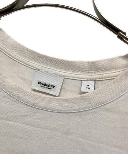 BURBERRY（バーバリー）BURBERRY (バーバリー) ロゴプリントTシャツ ホワイト サイズ:XLの古着・服飾アイテム