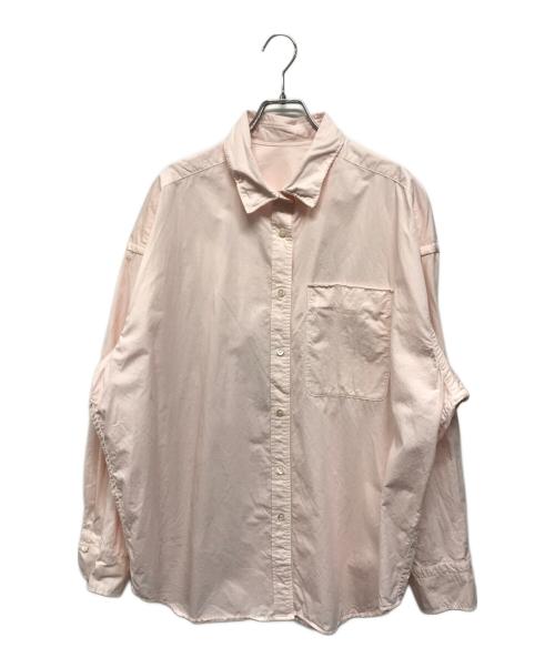 BRILL（ブリル）BRILL (ブリル) セイヒンゾメオーバーシャツ ピンク サイズ:Freeの古着・服飾アイテム