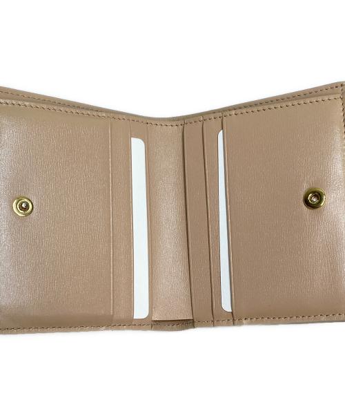 JIL SANDER（ジルサンダー）JIL SANDER (ジルサンダー) 2つ折り財布 ベージュの古着・服飾アイテム
