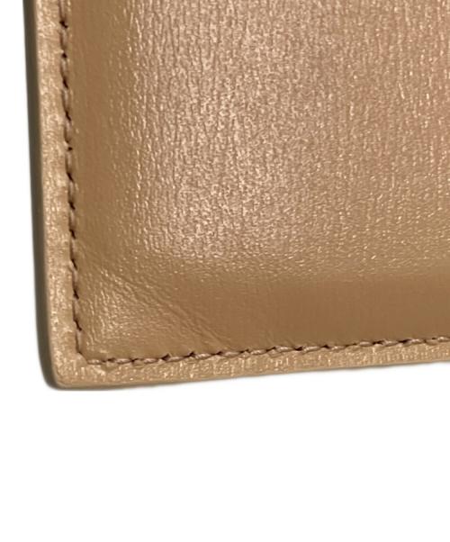 JIL SANDER（ジルサンダー）JIL SANDER (ジルサンダー) 2つ折り財布 ベージュの古着・服飾アイテム