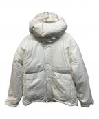 GALERIE VIEギャルリーヴィー）の古着「コットンピーチ ダウンジャケット」｜ホワイト