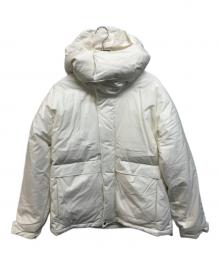 GALERIE VIE（ギャルリーヴィー）の古着「コットンピーチ ダウンジャケット」｜ホワイト