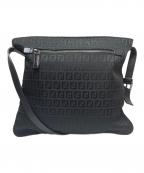 FENDIフェンディ）の古着「ズッキーノショルダーバッグ」｜ブラック