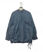 FRAMeWORKフレームワーク）の古着「ダンガリードロストシャツ 2」｜ブルー