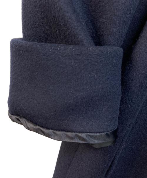 SHIPS（シップス）SHIPS (シップス) SUPER140ノーカラーAラインPコート ネイビー サイズ:Mの古着・服飾アイテム