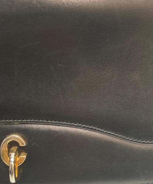 Christian Dior（クリスチャン ディオール）Christian Dior (クリスチャン ディオール) ヴィンテージショルダーバッグ ブラックの古着・服飾アイテム