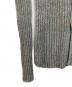 中古・古着 AURALEE (オーラリー) SILK COTTON MELANGE RIB KNIT SHIRT CARDIGAN グレー サイズ:SIZE 1：20000円