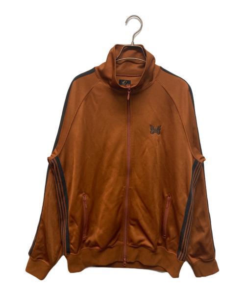 Needles（ニードルズ）Needles (ニードルズ) TRACK JACKET - POLY SMOOTH ブラウン サイズ:Lの古着・服飾アイテム