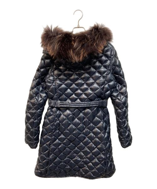 TATRAS（タトラス）TATRAS (タトラス) ラクーンファー付 キルティング ダウン コート ブラック サイズ:02の古着・服飾アイテム