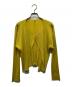 PLEATS PLEASE（プリーツプリーズ）の古着「プリーツカーディガン」｜イエロー