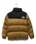 THE NORTH FACE (ザ ノース フェイス) NUPTSE JACKET（ヌプシジャケット） ブラウン×ブラック サイズ:M：15000円