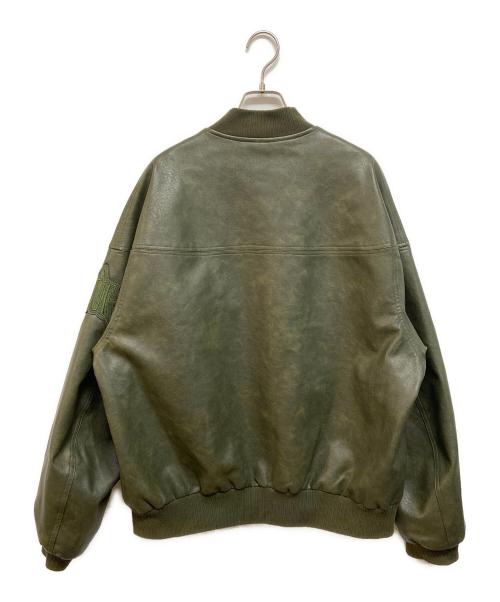 HUF（ハフ）HUF (ハフ) INTERGALACTIC BOMBER JACKET グリーン サイズ:XLの古着・服飾アイテム