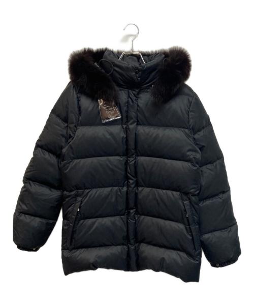 MONCLER（モンクレール）MONCLER (モンクレール) VALENTINEダウンジャケット ブラック サイズ:SIZE 0の古着・服飾アイテム