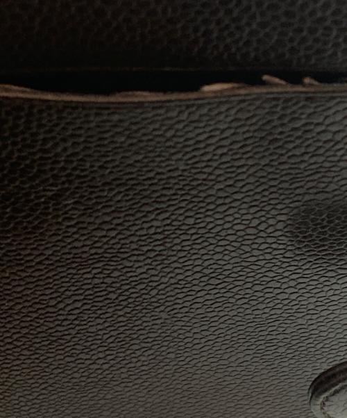 CHANEL（シャネル）CHANEL (シャネル) キャビアスキン ココマーク手帳カバー ブラウンの古着・服飾アイテム