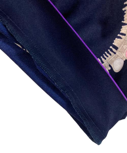 LEONARD（レオナール）LEONARD (レオナール) 花柄カンカンロングワンピース ネイビー サイズ:Lの古着・服飾アイテム