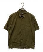 OLD STUSSYオールドステューシー）の古着「80s フロントポケットシャツ」｜カーキ