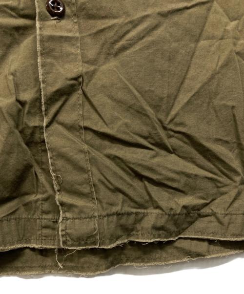 OLD STUSSY（オールドステューシー）OLD STUSSY (オールドステューシー) 80s フロントポケットシャツ カーキ サイズ:Lの古着・服飾アイテム