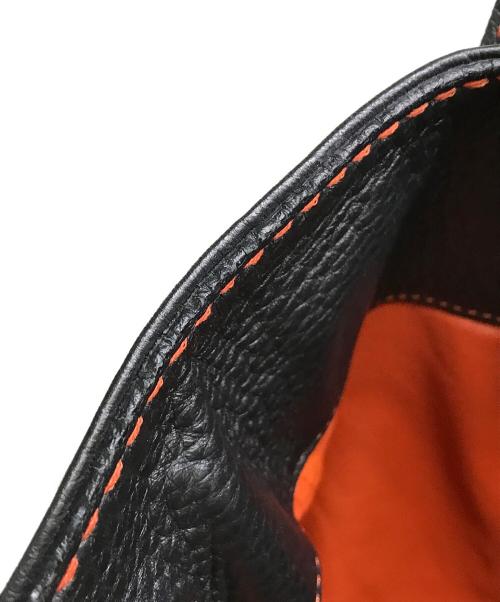 HIROFU（ヒロフ）HIROFU (ヒロフ) レザー2WAYショルダーバッグ ブラックの古着・服飾アイテム