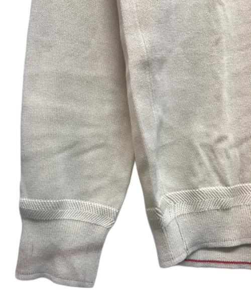 BRIEFING（ブリーフィング）BRIEFING (ブリーフィング) CL MS TRICOLOR CREWNECK KNIT ネイビー×ホワイト サイズ:Mの古着・服飾アイテム