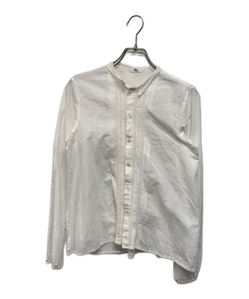 45R（フォーティファイブ・アール）45R (フォーティファイブ・アール) カディコットンレースブラウス ホワイト サイズ:SIZE 2の古着・服飾アイテム