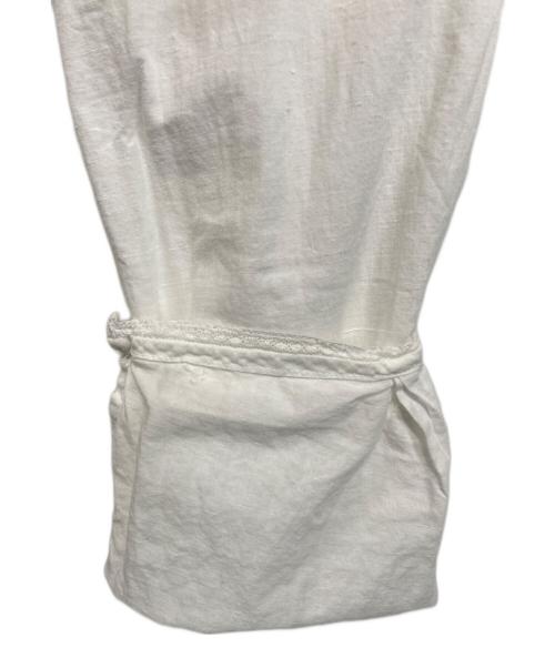 45R（フォーティファイブ・アール）45R (フォーティファイブ・アール) カディコットンレースブラウス ホワイト サイズ:SIZE 2の古着・服飾アイテム