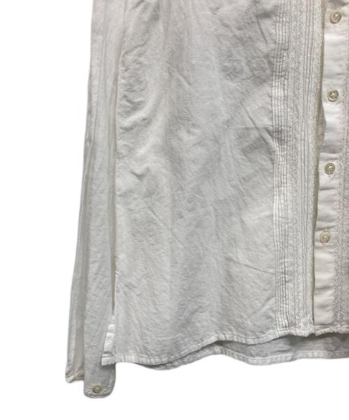 45R（フォーティファイブ・アール）45R (フォーティファイブ・アール) カディコットンレースブラウス ホワイト サイズ:SIZE 2の古着・服飾アイテム