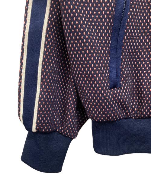 DOUBLE STANDARD CLOTHING（ダブルスタンダードクロージング）DOUBLE STANDARD CLOTHING (ダブルスタンダードクロージング) チェリージャガードジャージーパーカー ネイビー サイズ:SIZE 36の古着・服飾アイテム