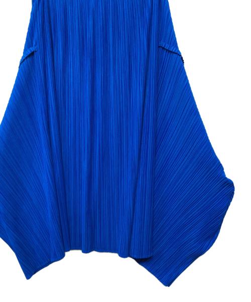 PLEATS PLEASE（プリーツプリーズ）PLEATS PLEASE (プリーツプリーズ) 変形プリーツスカート ブルー サイズ:SIZE 2の古着・服飾アイテム