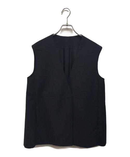 DRAWER（ドゥロワー）DRAWER (ドゥロワー) ウールモヘア サキソニージレ ネイビー サイズ:SIZE 38の古着・服飾アイテム