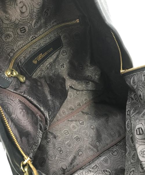 TOFF&LOADSTONE（トフアンドロードストーン）TOFF&LOADSTONE (トフアンドロードストーン) レザーリュック ブラックの古着・服飾アイテム