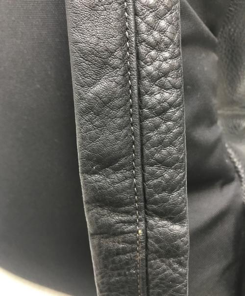 TOFF&LOADSTONE（トフアンドロードストーン）TOFF&LOADSTONE (トフアンドロードストーン) レザーリュック ブラックの古着・服飾アイテム