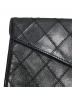 中古・古着 CHANEL (シャネル) ビコローレラムスキン札入れ ブラック：12000円