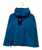 DESCENTEデサント）の古着「PRIMEFLEX STRETCH HOODIE」｜ブルー
