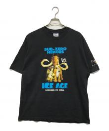 20th CENTURY FOX GEAR（トゥエンティース・センチュリー・フォックス・ギア）の古着「ICE AGE ムービーTシャツ」｜ブラック