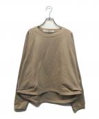 COGTHEBIGSMOKEコグザビッグスモーク）の古着「KAYA TUCKED HEM TOP（スウェットシャツ）」｜ベージュ