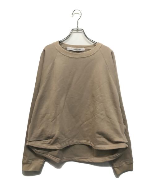 COGTHEBIGSMOKE（コグザビッグスモーク）COGTHEBIGSMOKE (コグザビッグスモーク) KAYA TUCKED HEM TOP（スウェットシャツ） ベージュ サイズ:SIZE 1 未使用品の古着・服飾アイテム