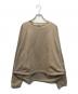 COGTHEBIGSMOKE（コグザビッグスモーク）の古着「KAYA TUCKED HEM TOP（スウェットシャツ）」｜ベージュ