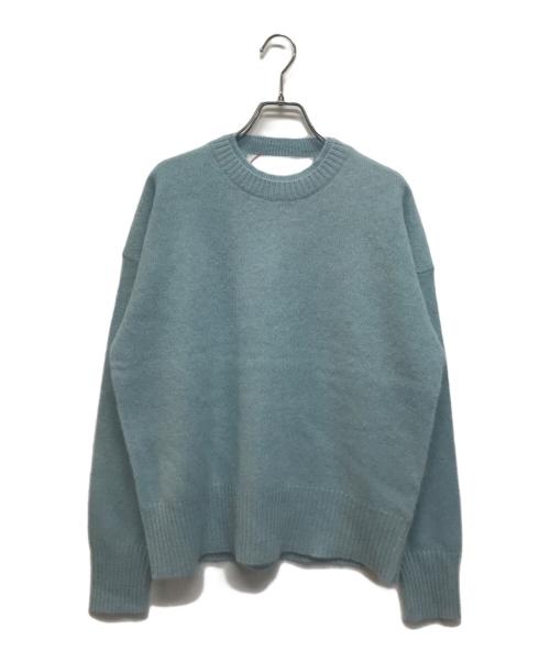 ticca（ティッカ）TICCA (ティッカ) ヤククルーネックプルオーバー ライトブルー サイズ:Free 未使用品の古着・服飾アイテム