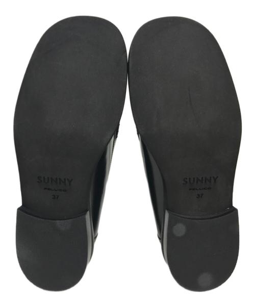 PELLICO SUNNY（ペリーコサニー）PELLICO SUNNY (ペリーコサニー) SCROFA （スクローファ）プレーンローファー ブラック サイズ:37の古着・服飾アイテム