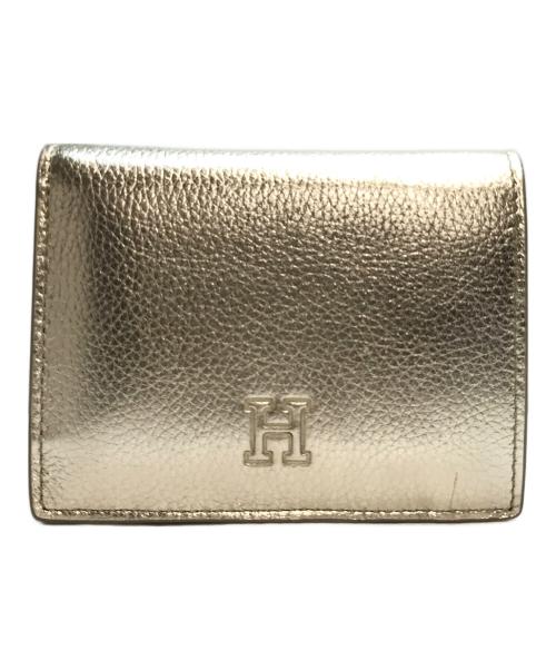 HIROFU（ヒロフ）HIROFU (ヒロフ) 【ピウメノ】二つ折り財布 レザー コンパクトウォレット ディスクの古着・服飾アイテム