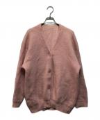 Nobleノーブル）の古着「モヘヤ接結ロングカーディガン」｜ピンク