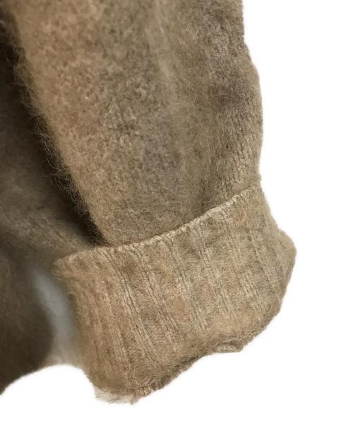 Noble（ノーブル）Noble (ノーブル) ファーニットオフショルプルオーバー ブラウン サイズ:不明(下記参照)の古着・服飾アイテム