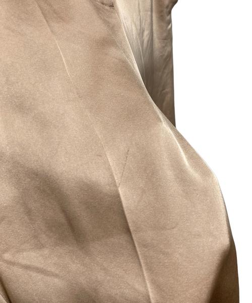 Noble（ノーブル）Noble (ノーブル) 【洗える】ルナサテンベルテッドパンツ ベージュ サイズ:40の古着・服飾アイテム
