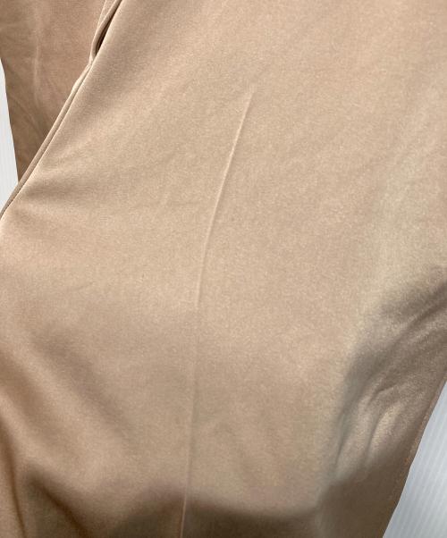 Noble（ノーブル）Noble (ノーブル) 【洗える】ルナサテンベルテッドパンツ ベージュ サイズ:40の古着・服飾アイテム